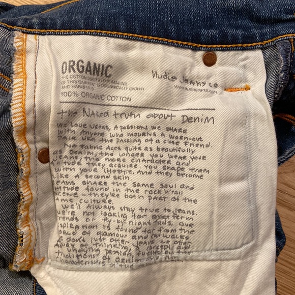 Nudie jeans / NJ1001112 GRIM TIM BLUE SHORE / W29 L32 - Picture 7 of 10